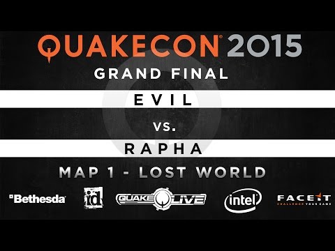 Evil vs. Rapha - GRAND FINALS - Map 1 - Lost World (QUAKECON 2015 DUEL)