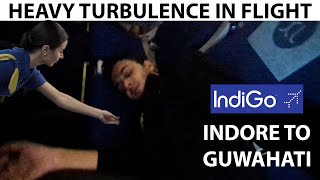 😨😨☁️ Heavy turbulence in my Indigo flight from Indore to Guwahati ✈️ | 7 SISTERS S2 EP1 | English CC