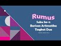 Menentukan Rumus Barisan Aritmatika Bertingkat