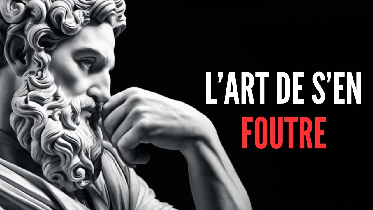 7 Principes stoïciens pour maîtriser l'art de S'en foutre  et de lâcher prise |  Stoïcisme