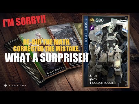 Soldier of Fortune REDO (with TLDR!!) - I'm sorry!! v43.2 Paragon Guide
