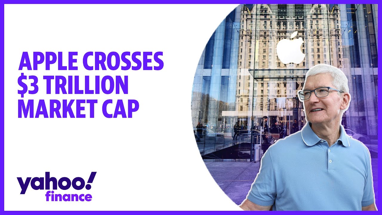 Apple crosses $3 trillion market cap