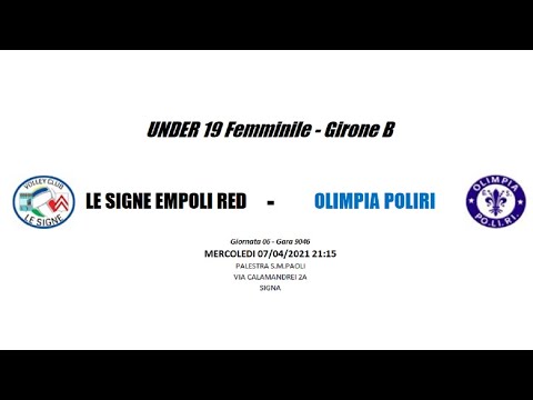 U19FB - G06 - Le Signe Empoli Red Vs Olimpia Poliri