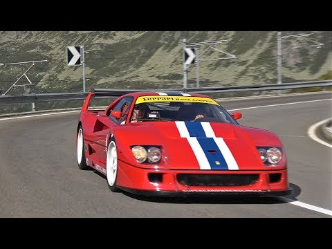Street Legal Ferrari F40 LM - Lovely Exhaust Crackles + Sounds!