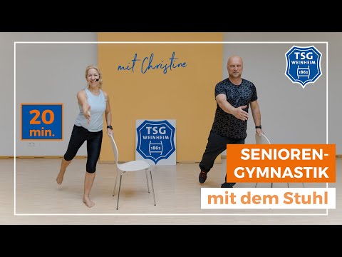 TSG Weinheim I Seniorengymnastik mit dem Stuhl I mit Christine
