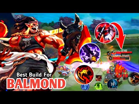 BALMOND BEST BUILD CRITICAL DAMAGE !! BUILD TOP 1 GLOBAL BALMOND ~ MOBILE LEGENDS