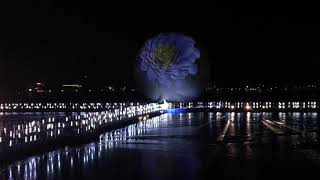 preview picture of video 'Gyeongpo, Gangneung light art show (main part after 4min)'