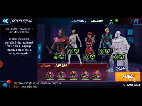 337k Shadowlands vs 390k Asgardians War Offense - Marvel Strike Force