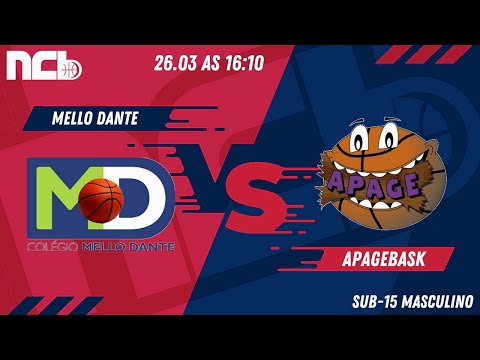 MELLO DANTE X APAGEBASK - NCB SUB-15 MASCULINO 2022.1