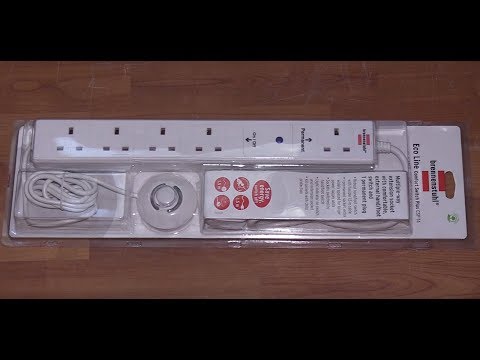 Brennenstuhl EL CSP 24 CSP14 1.2 Eco-Line Comfort Switch Plus Extension 5 way Socket full look,