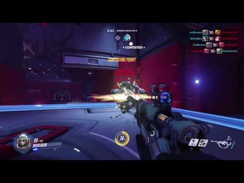 Overwatch 1st Expansion Gameplay pt8 - Down To the Wire! Ana's Defensive Moves