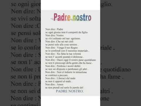 preghiera del padre nostro