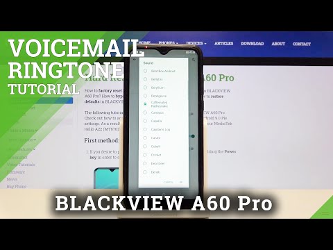 Turn On / Change Voicemail Notifications - BLACKVIEW A60 Pro