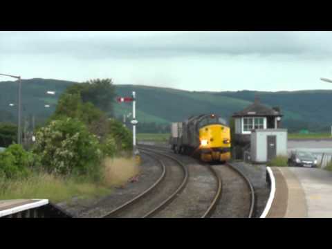 37606/37612 6k73 flasks at Arnside 25th July 2012 PUMP UP THE VOLUME !!