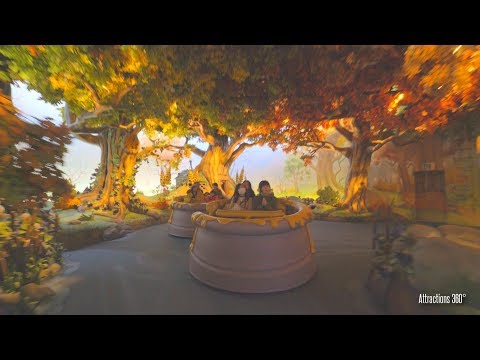 [4K] Trackless Winnie the Pooh Ride - Pooh's Hunny Hunt at Tokyo Disneyland