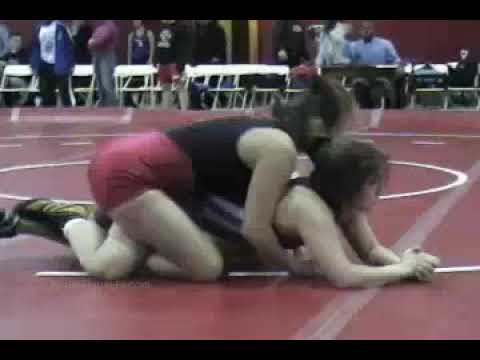 Kaci Lyle Vs. Linse Meadows - Female wrestling from the 2004 New York Athletic Club