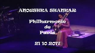 ANOUSHKA SHANKAR Concert d'Après " LAND of GOLD " Philharmonie de Paris 20 10 2017