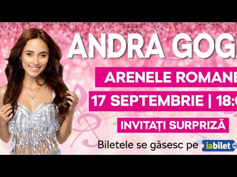 CONCERT ANDRA GOGAN 17 Septembrie