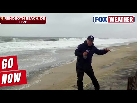 Delaware Beach Community Told To Evacuate During Nor'easter Flooding