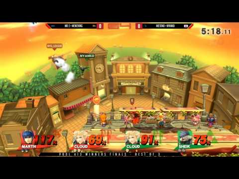 Mew2King & Mr  E vs Nietono & Nyanko - GENESIS 4 - Wii U Doubles Pools