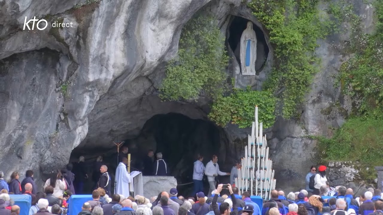 Chapelet du 22 mai 2025 à Lourdes