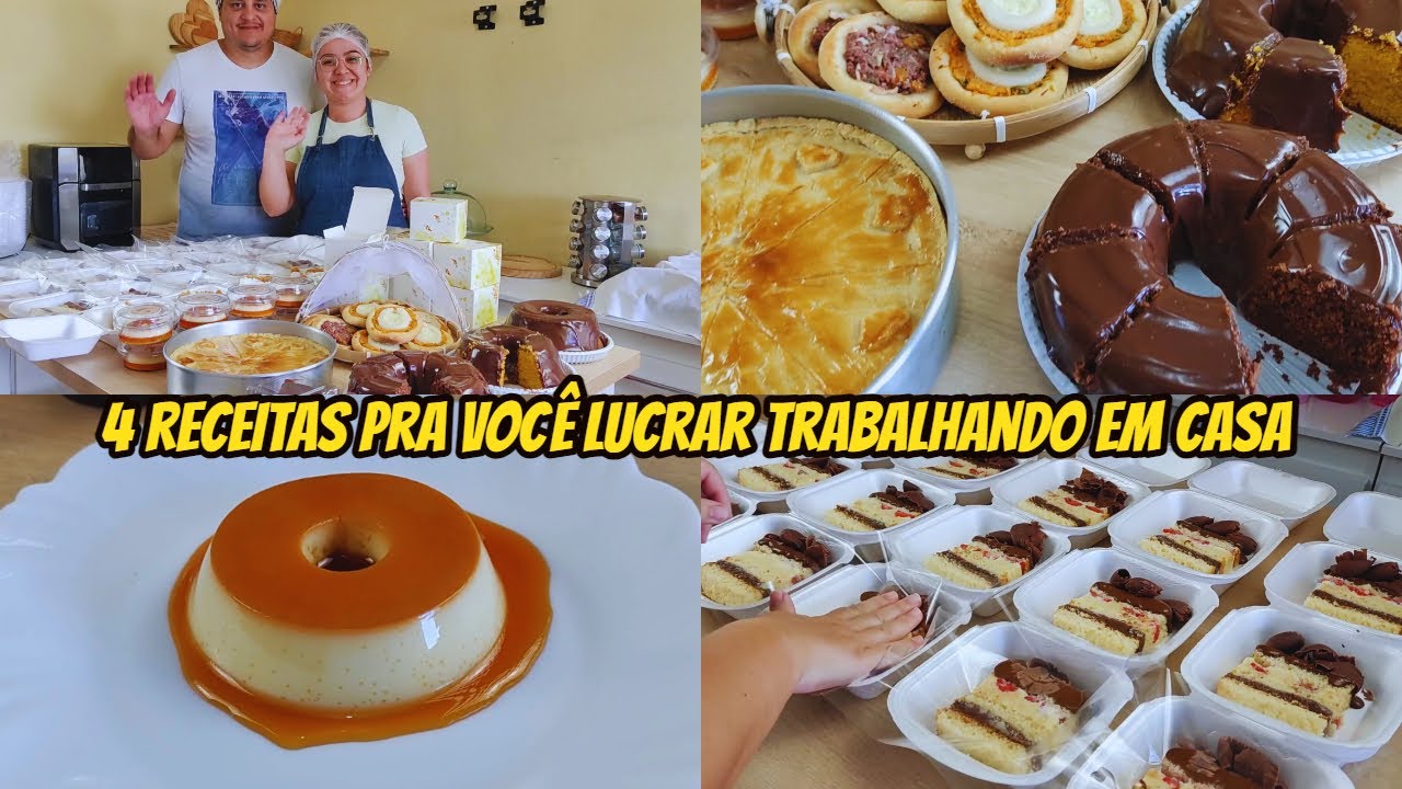 5 RECEITAS PARA VOCÊ LUCRAR TRABALHANDO EM CASA | SABRINA SANTOS