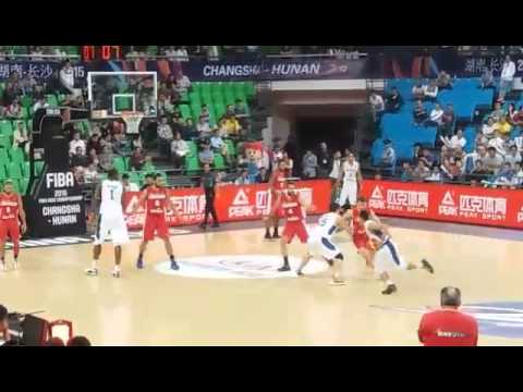 Jayson Castro hits his fifth triple for Gilas Pilipinas vs Lebanon