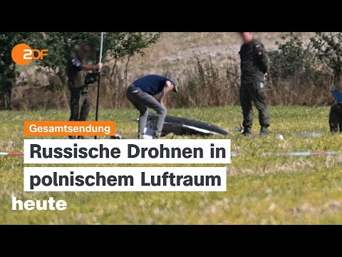 heute 19:00 Uhr vom 10.09.2025: Drohnen-Vorfall in Polen, SPD-Richtervorschlag, Suizidprävention