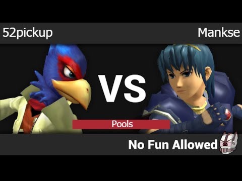 NFA 3 - 52pickup (Falco) vs Mankse (Marth) Pools - Melee