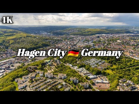 Stadt Hagen / Germany / Walking Tour - 2024 / 4K-HDR(60fps)