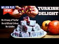 How to Make Authentic Turkish Delight at Home | Lokum Recipe~Step-By-Step Tutorial