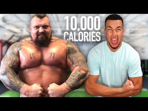 I Ate & Trained Like The Worlds STRONGEST Man for a Day (Eddie Hall)