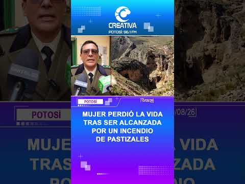 MUJER PERDIÓ LA VIDA TRAS SER ALCANZADA POR UN INCENDIO DE PASTIZALES