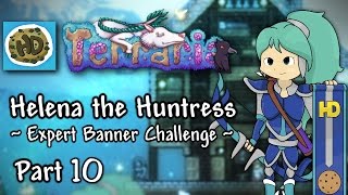 Terraria 1.3 Expert Huntress Banner Challenge Part 10: Temple of Evil! (1.3 archer playthrough)