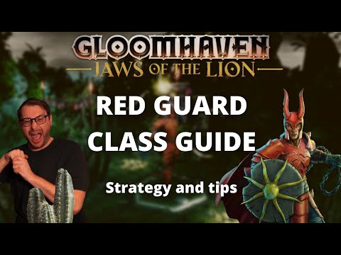 Red Guard class guide and strategy for Gloomhaven Jaws of the Lion