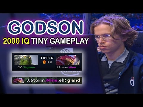 TOPSON PLAYING HIS SIGNATURE HERO "TINY" - It's still the same as Ti9 - Dota 2 DOTA 2