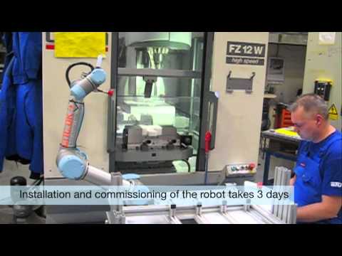 UR5 robot zvyšuje produktivitu o 35 %