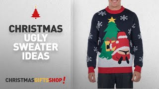 Christmas Ugly Sweater For Men: Tipsy Elves Men's Winter Wha