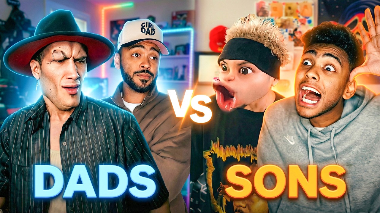 Try Not to Laugh! EDDIE MORA VS MARK ADAMS Dad VS Son Funny Shorts! P1