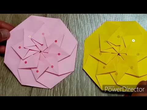 Origami Hexagon Letterfold /Origami Envelope tutorial