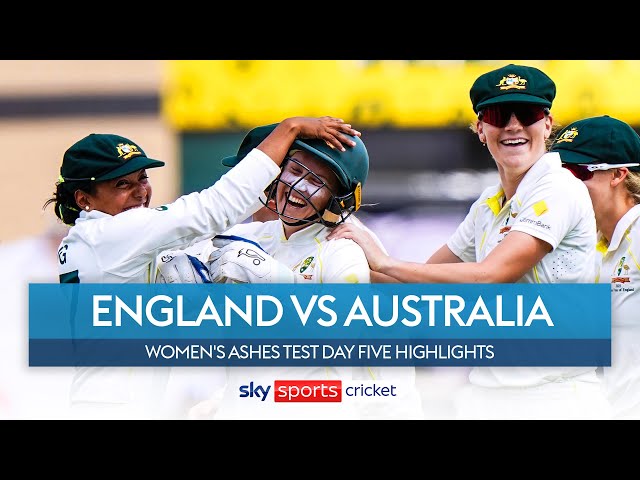 Dominant Australia crush England in one-off Test! 😮 | Women’s Ashes | Day Five Highlights Dominant Australia crush England in one-off Test! 😮 | Women’s Ashes | Day Five Highlights
