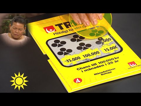 Trissvinnaren: "Det blir pengar till barnbarnets utbildning" - Nyhetsmorgon (TV4)