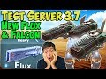 War Robots Test Server New Robot Falcon Heavy Weapon Flux Gameplay WR