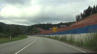 preview picture of video 'Autofahrt Dahn/Pfalz - Frauenstein B10-Abfahrt Münchweiler Germany 18.8.2014 T3'