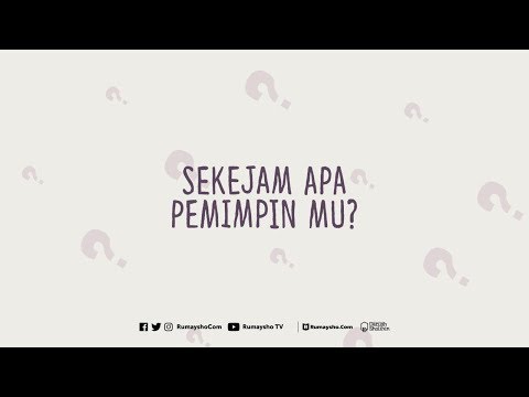 Motion Graphic: Sekejam Apa Pemimpin Mu - Rumaysho TV