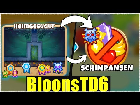 WIE SCHWER IST HEIMGESUCHT IM SCHIMPANSENMODUS? - Bloons Td6 [Deutsch/German]