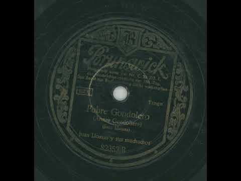 Pobre Gondolero (Armer Gondoliere) - Juan Llossas & Sus Muchachos