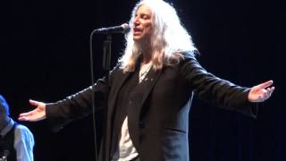 Patti Smith-Land Horses+Gloria-Live @ Olympia-21-10-2015