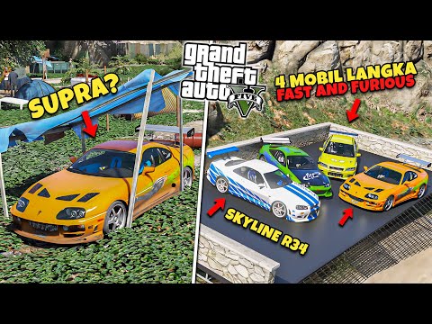 Aku Koleksi SEMUA MOBIL FAST AND FURIOUS TERLANGKA di Seluruh Tempat Terbengkalai - GTA 5 MOD