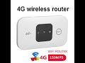 MF800 2 4G WiFi Router Portable 4G LTE Modem Router With SIM Card Slot Mini WiFi Mobile Hotspot